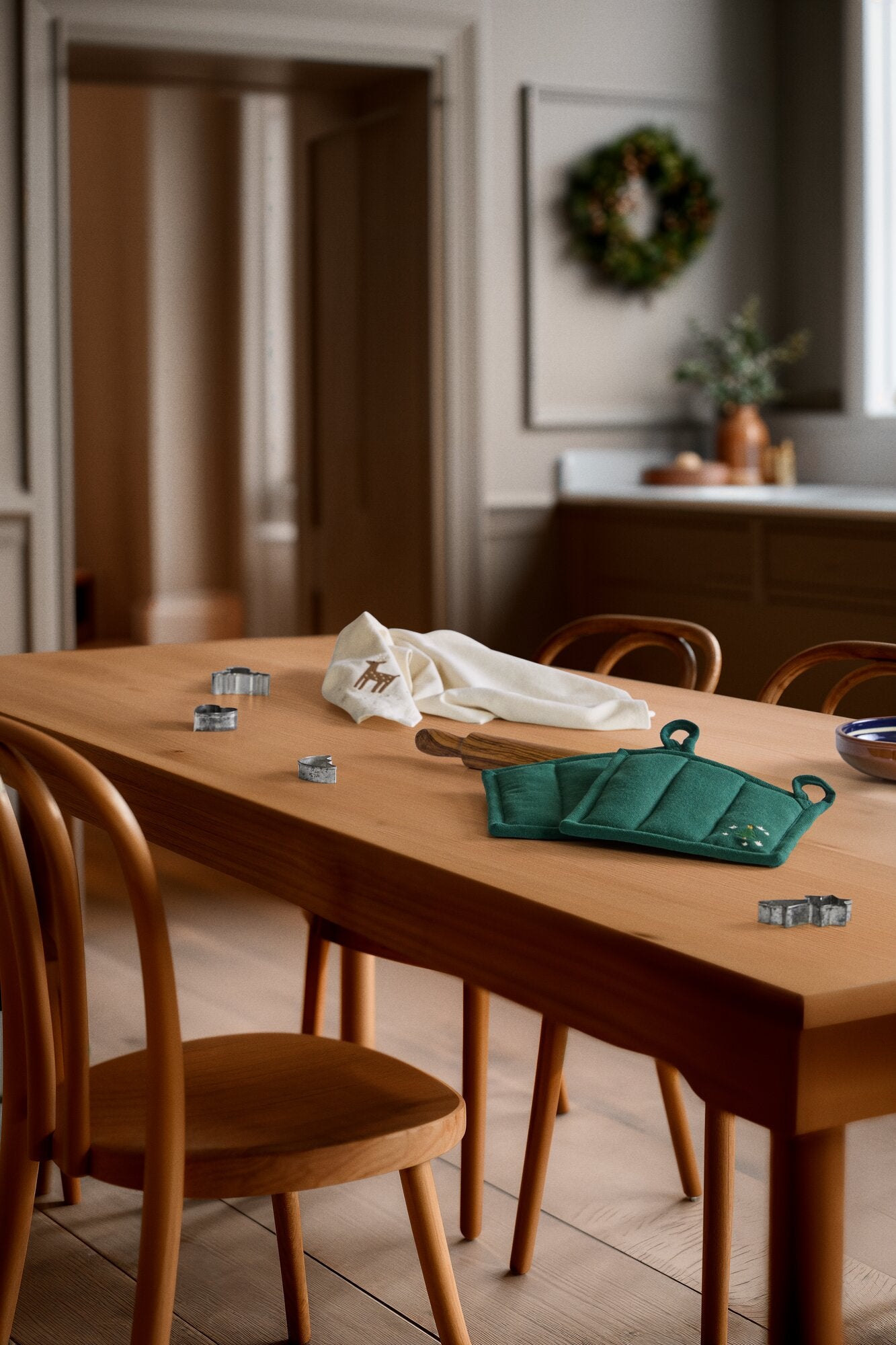 Christmas Fable grydelap, grøn - 1 stk.